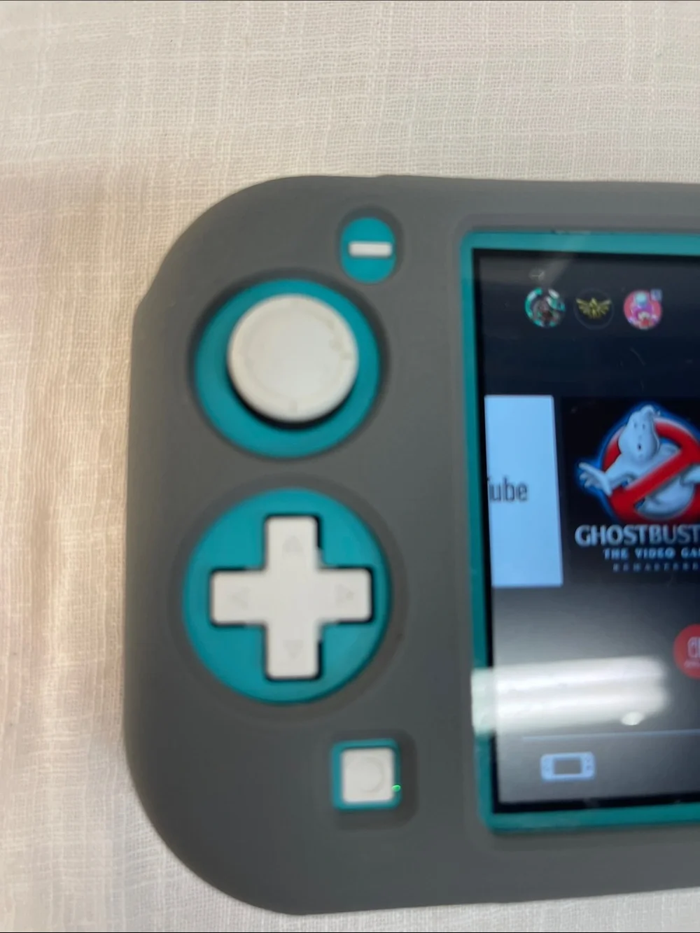 Nintendo Switch Lite Handheld Console w/ Subnautica, Case & Charger Bundle - Picture 6 of 16